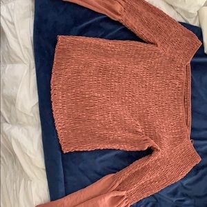 Peach colored top